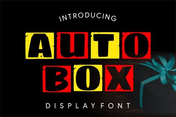 Auto Box: The Display Font That Elevates Small Business Branding