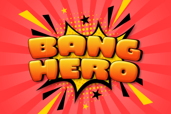 Bang Hero: The Ultimate Display Typeface for Bold Web Designs