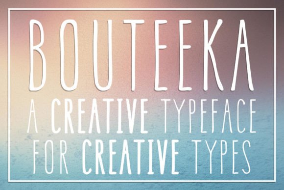 Bouteeka Typeface: The Elegant Font Choice for Small Business Branding