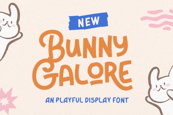 Bunny Galore: The Whimsical Display Font for Handmade Creators
