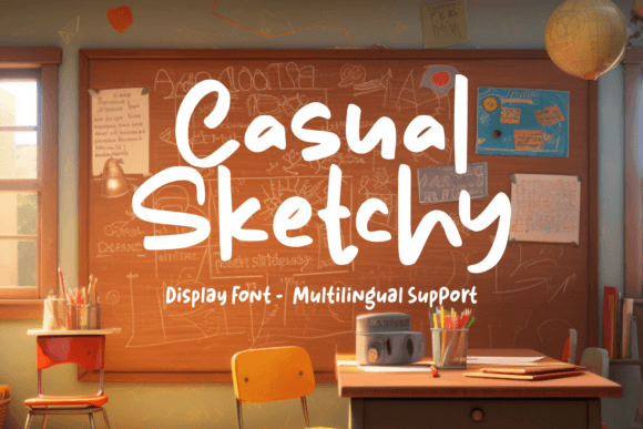 Casual Sketchy: The Perfect Hand-Drawn Typeface for Crafters