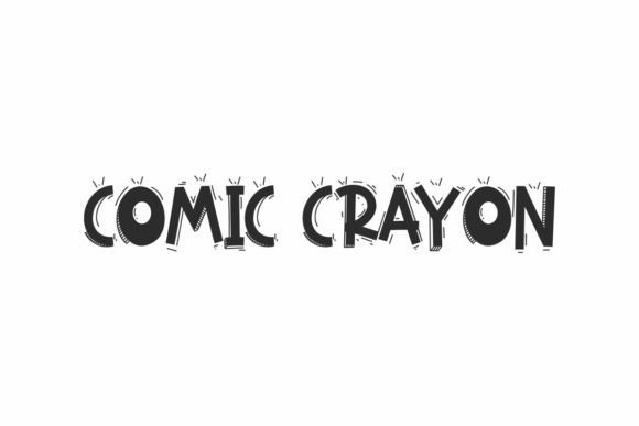 Comic Crayon: The Playful Display Typeface for Modern Web Design
