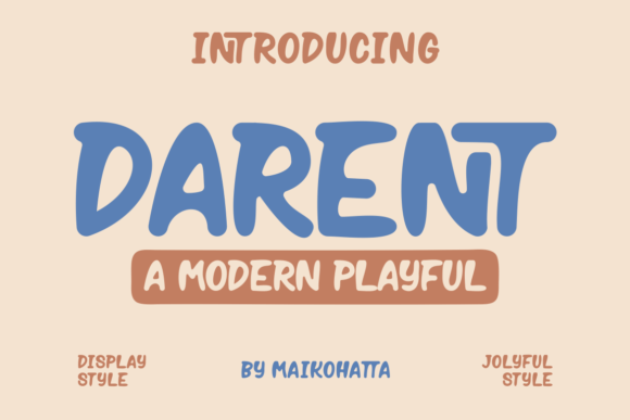 Darent: The Display Font That Elevates Your Campaign Headlines