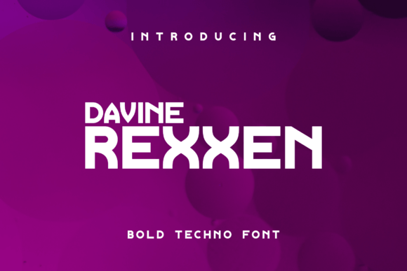 Davine Rexxen: The Bold Display Font for High-Impact Campaigns