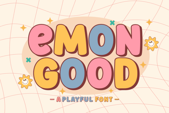 Emon Good: The Playful Display Font for Joyful Campaigns