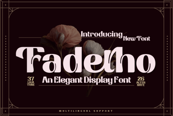 Fadetho: The Display Typeface That Elevates Campaign Visuals