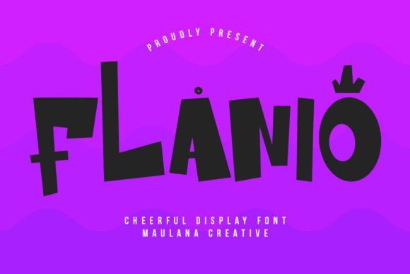 Flanio: The Cheerful Display Font for Handmade Brands