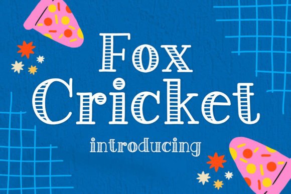 Fox Cricket: A Playful Display Typeface for Creative Branding