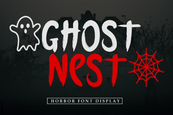 Ghost Nest: A Spooky Display Font for Editorial Design