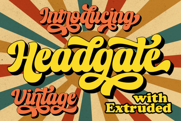 Headgate: The Vintage Typeface That Transforms Editorial Design