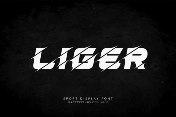 Liger: The Bold Display Typeface for High-Impact Campaigns