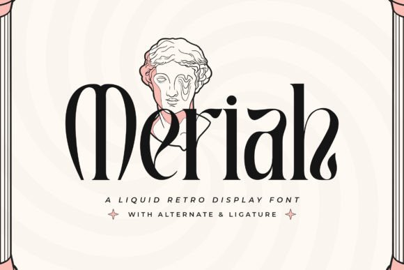 Meriah: The Retro Display Font for Handmade Creators