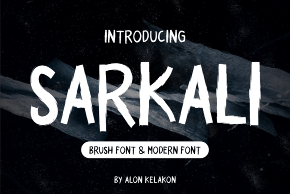 Sarkali: A Bold Display Typeface for Real-World Branding