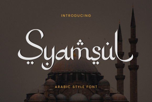 Syamsul: The Premium Display Font for Authentic Brand Identity