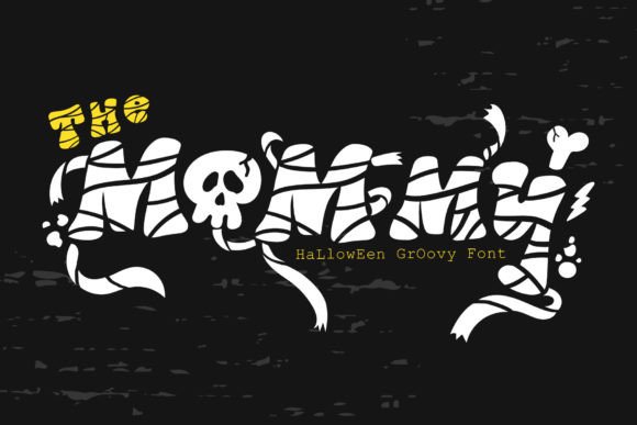 The Mommy Font: Spooky Display Type for Handmade Creators