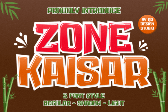 Zone Kaisar: The Bold Display Font for Authentic Branding